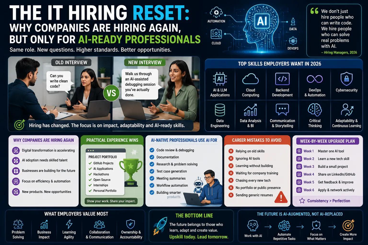 The IT Hiring Reset: Why Companies Are Hiring Again, But Only for AI Ready Professionals