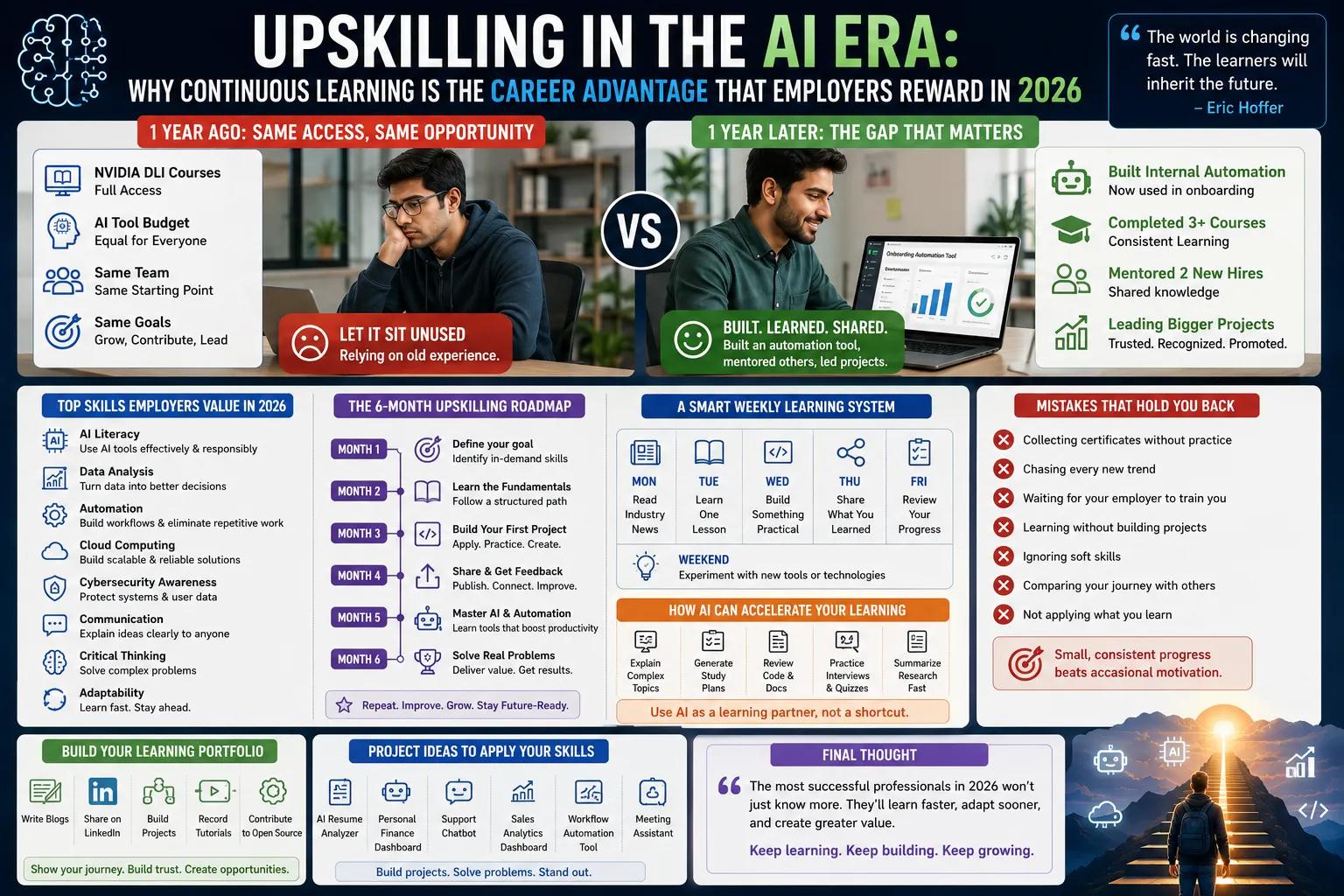 Upskilling in the AI Era: Why Continuous Learning Is the Career Advantage That Employers Reward in 2026