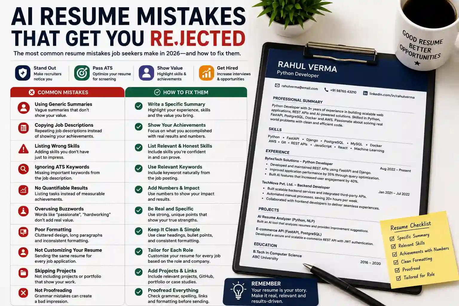 AI Resume Mistakes That Get You Rejected (From Someone Who Reads 140 of These a Week)