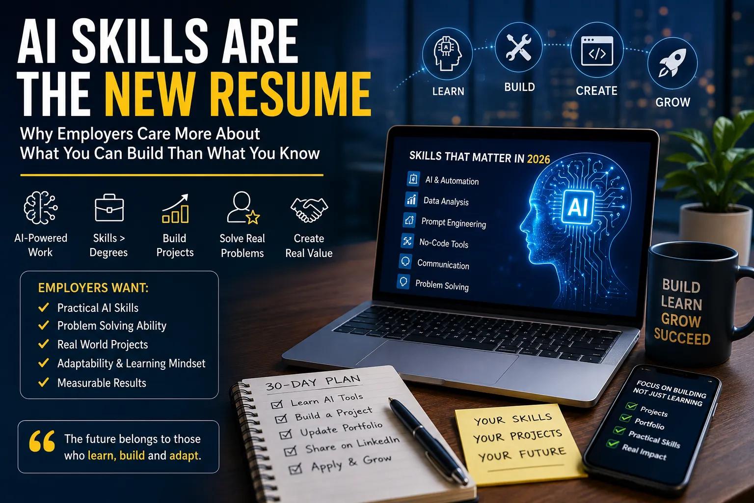 AI Skills Are the New Resume: Why Employers Care More About What You Can Build Than What You Know