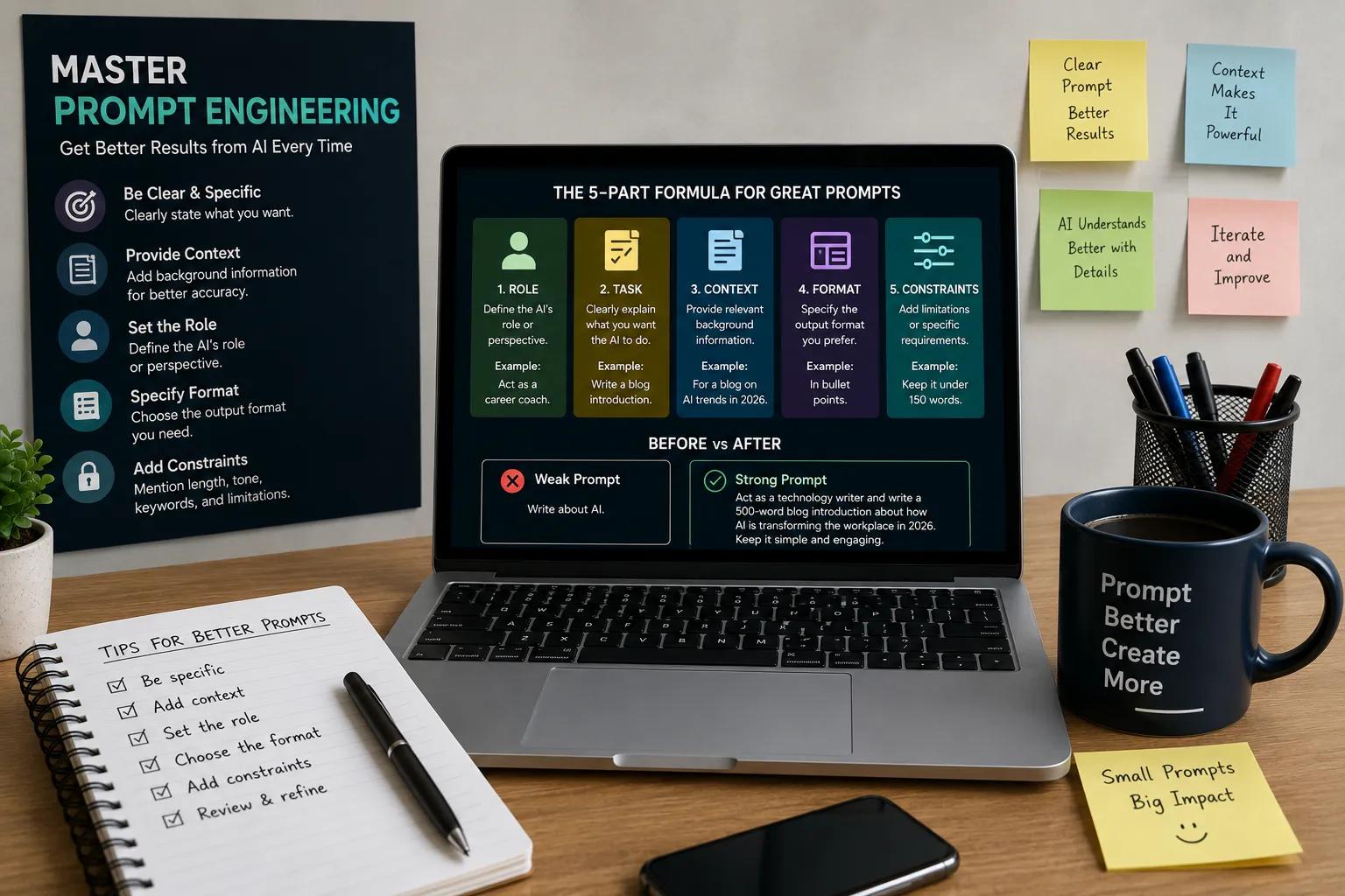 Master Prompt Engineering in 2026: The Framework I Use to Get AI to Actually Do What I Want