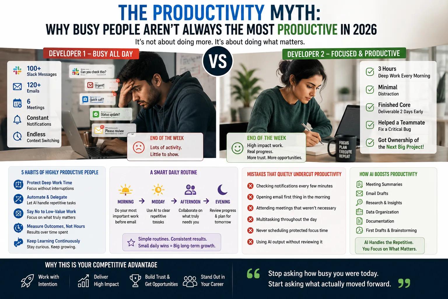 The Productivity Myth: Why Busy People Aren't Always the Most Productive in 2026