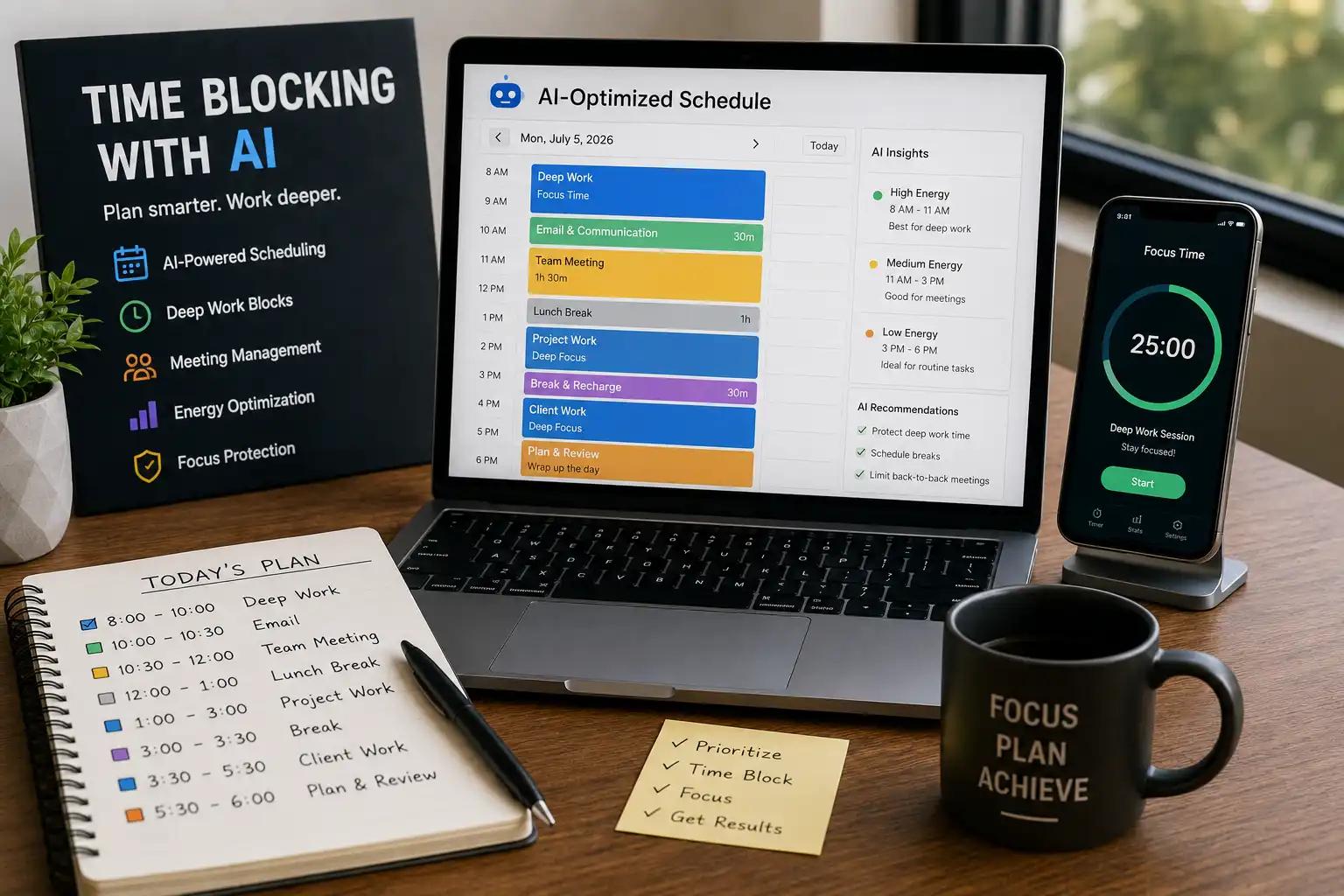 Time Blocking With AI: What Actually Happens When Your Calendar Gets Blown Up Mid-Morning